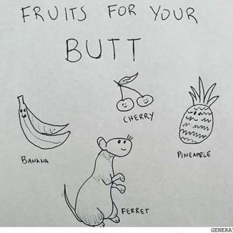 fruits for your butt